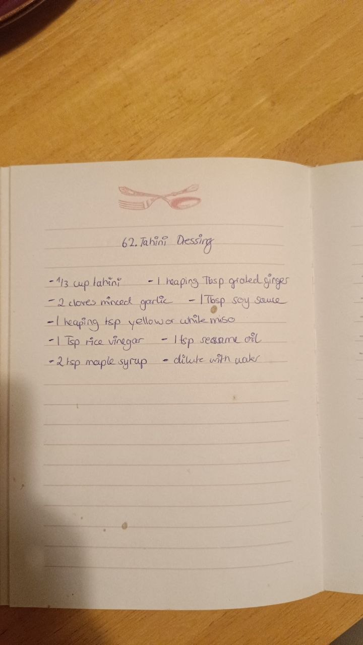 Tahini Dressing